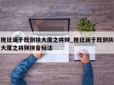 深圳挽狂澜于既倒扶大厦之将倾_挽狂澜于既倒扶大厦之将倾拼音标注 